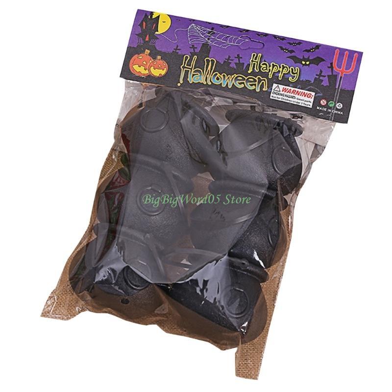 24TE Halloween Flame Bucket Witch Pumpkin Decoration Props Create Spooky for Parties and Celebrations