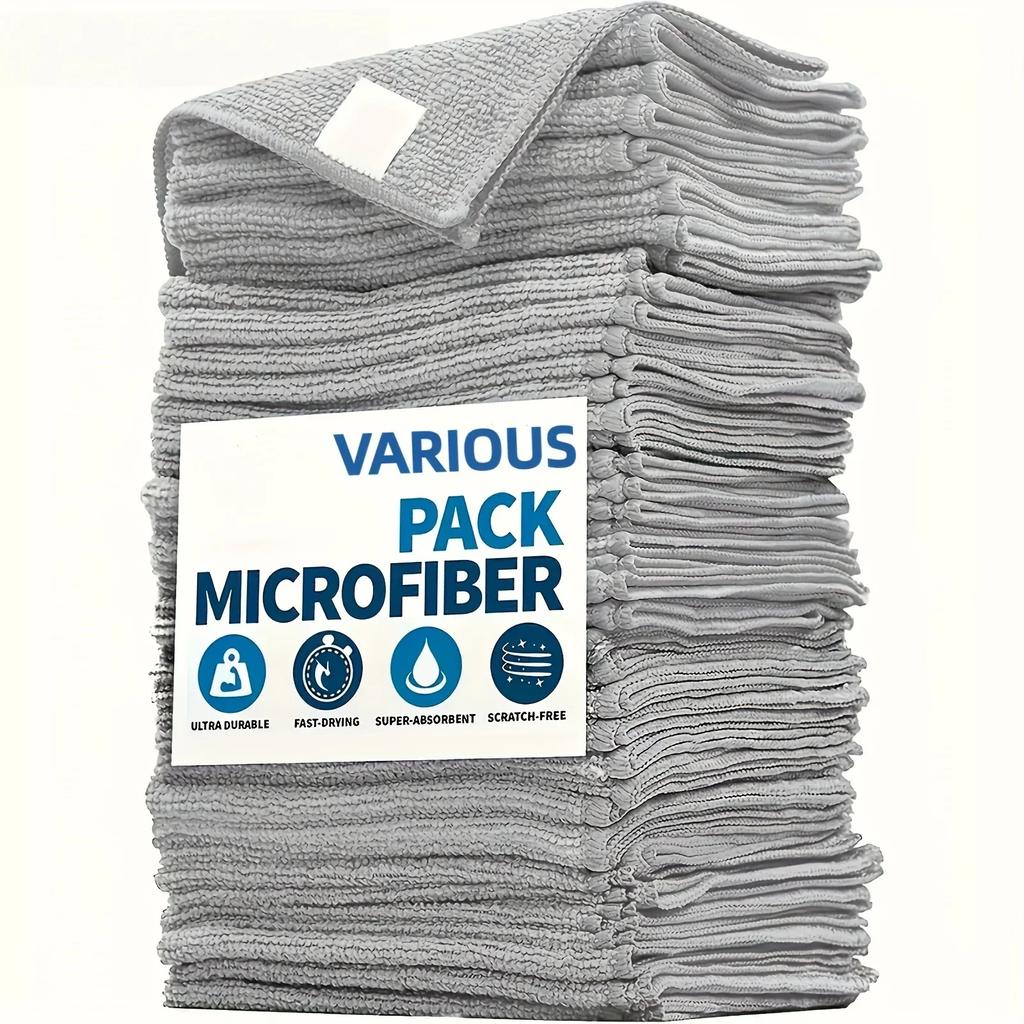 5pcs 25*25cm Car Wash Microfiber Towel Cleaning Drying Cloth Drying Towel Car Care Detailing Car Wash Towel Supplies