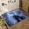 Ado singer Anime Floor Mat Soft Thickened Absorbent Non-Slip Bedroom Living Room Door Mat Home Decor Flannel Rugs
