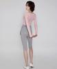 Debiweeo Julia Ribbed Long Sleeve Devi-T0092-Salmon Pink