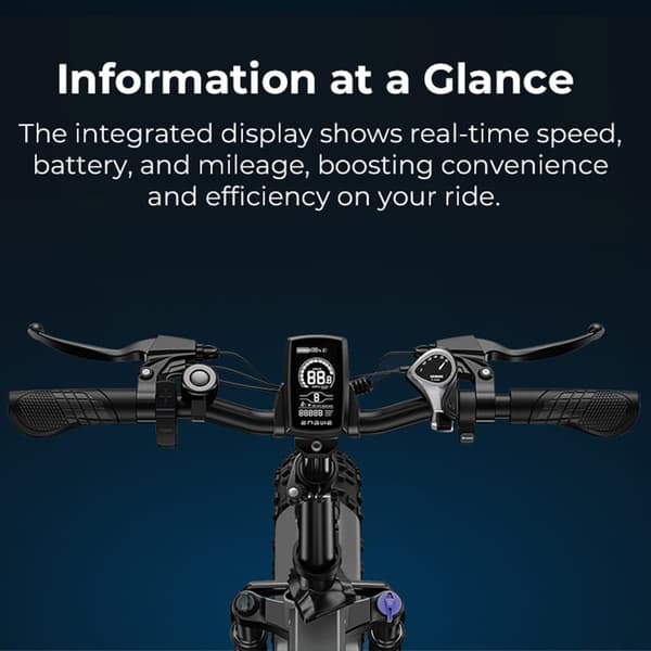 Rower Elektryczny ENGWE EP-2 BOOST - Silnik 250W, Zasięg 120km, E-rower z Grubymi Oponami 20" z Shimano 7-biegowym