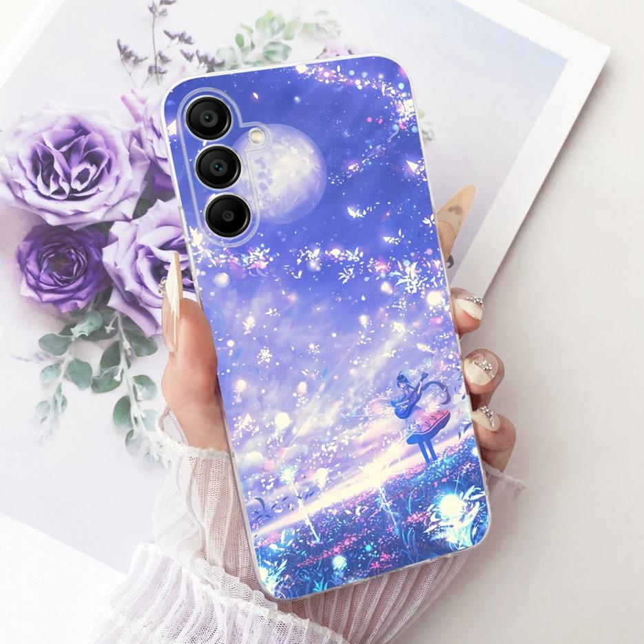Pro Samsung Galaxy A16 5G Pouzdro SM-A166B Luxusní malovaný kryt s motýlem Měkké silikonové pouzdro Pro Samsung A16 26 36 Galaxy A56