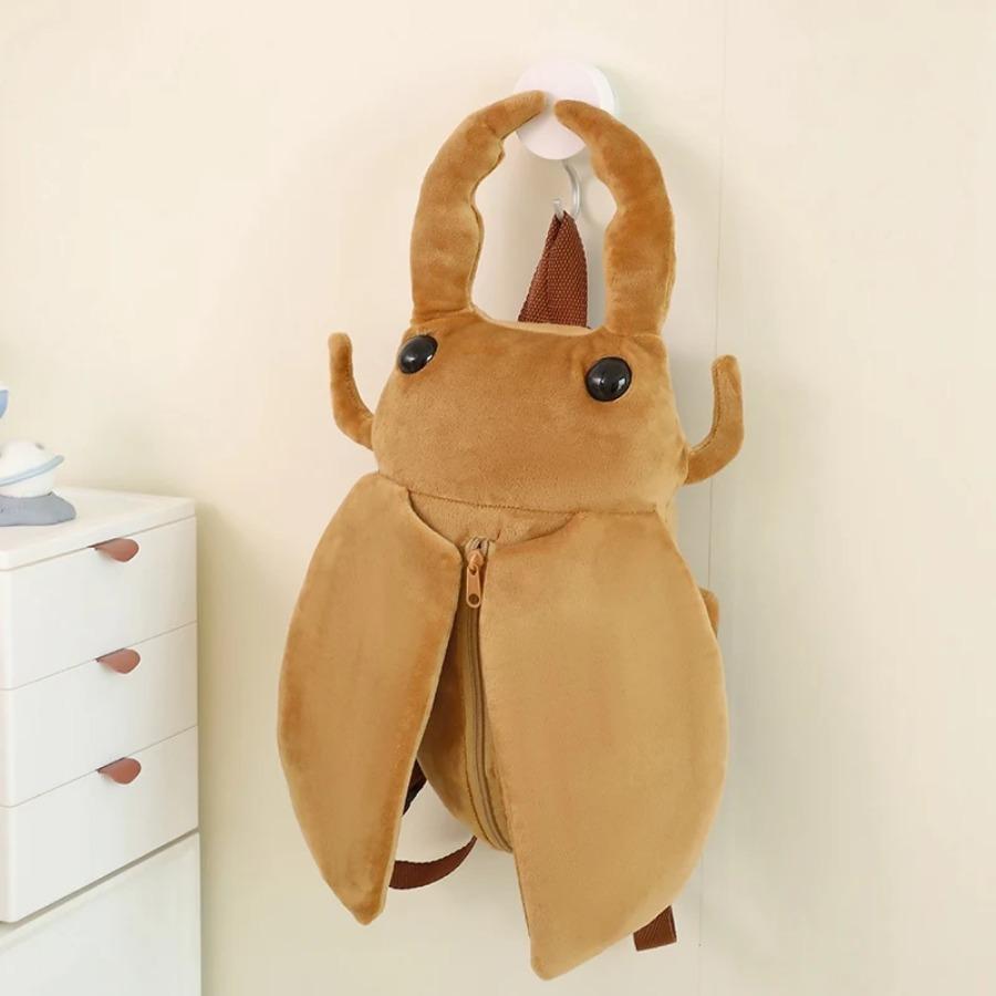 Cicade Pluche Rugzak Kinder Schooltas Schattige Levensgetrouwe Insect Pluche Speelgoedpop Cartoon Kever Tas Zacht Dier Pluche Speelgoed Verjaardagscadeau