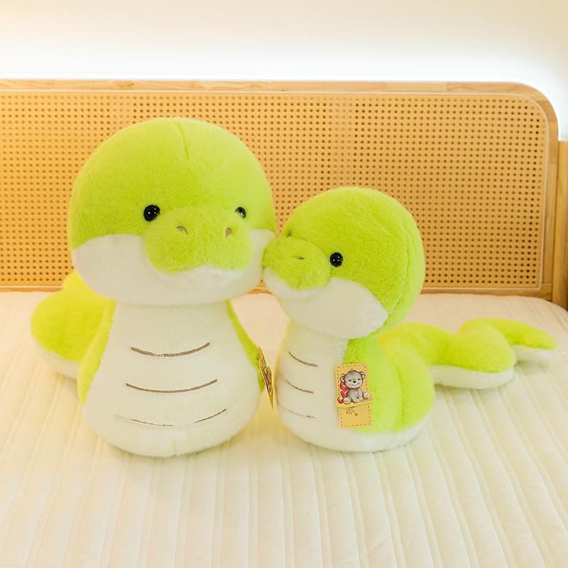 Of Year The Snake Mascot Plush Toy Cartoon Stuffed Animal Doll Gift Decoration