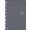 KOKUYO Soft Ring 80 B6 Dot Dark Notebook, Pages, Size, Ruled, Gray, Su-SV348BT-DM