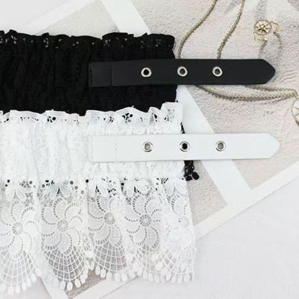 Solid Color Corset Belt Elastic Wide Waistband Elegant Lace Cummerbunds Dress