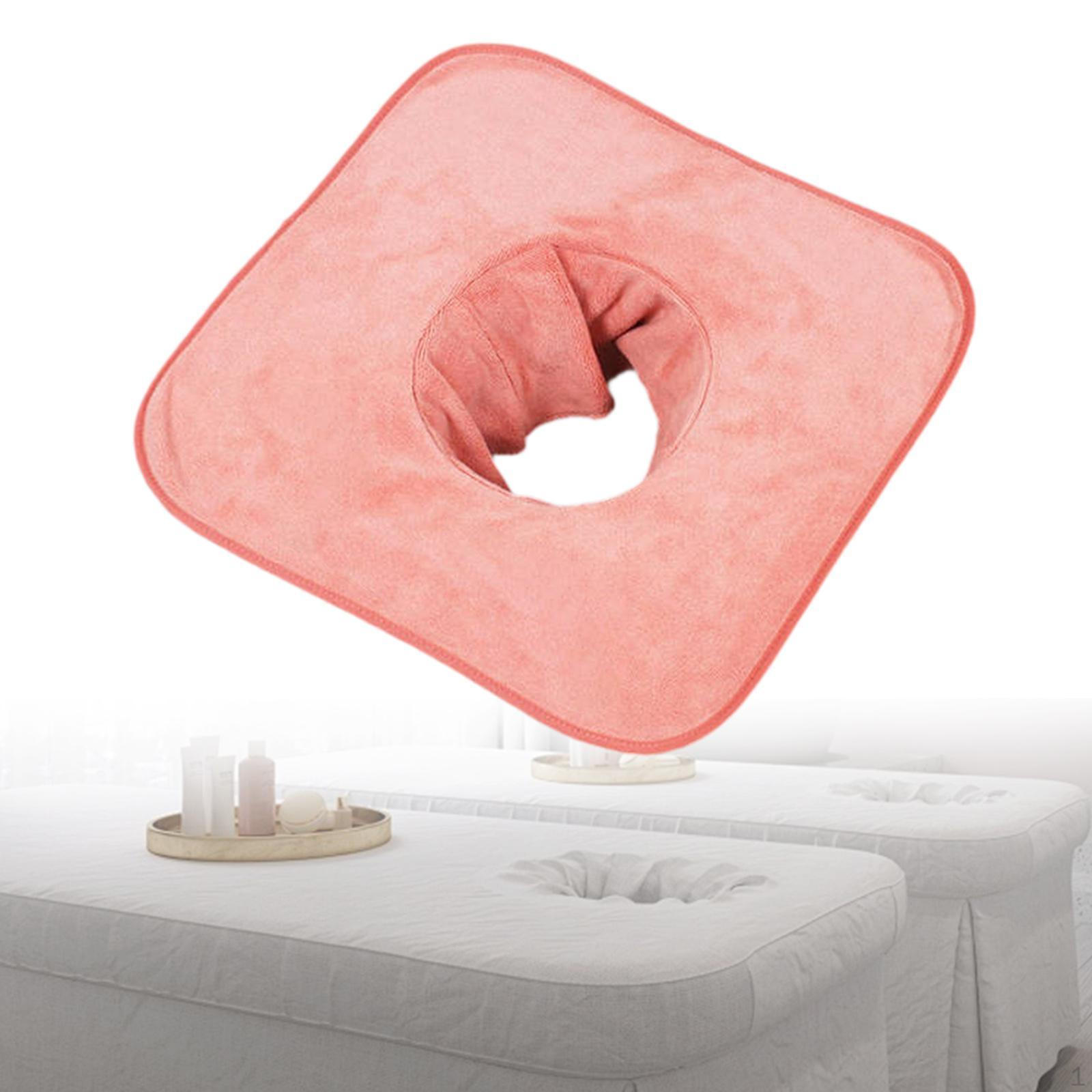 

Полотенце с отверстием для лица для массажных столов, косметические услуги 35x35CM