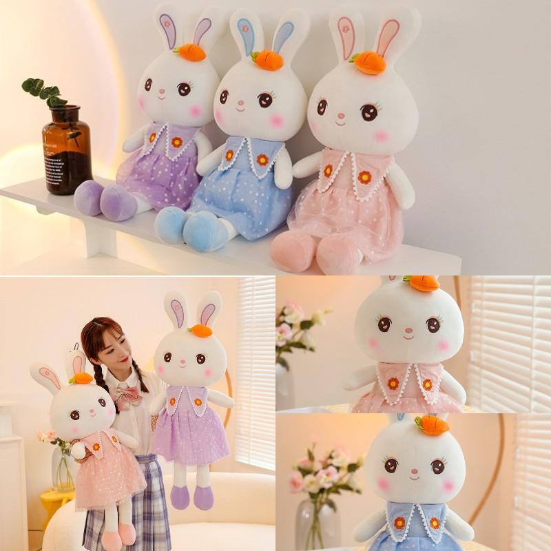 Rabbit Cute Plush Toy Bunny Stuffed Doll Girl Large Pillow Children Gift 4085cm