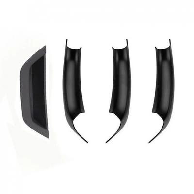 4Pc Black Interior Inner Door Handle Cover Pull Trim For F25 F26 BMW X3 X4 10-18
