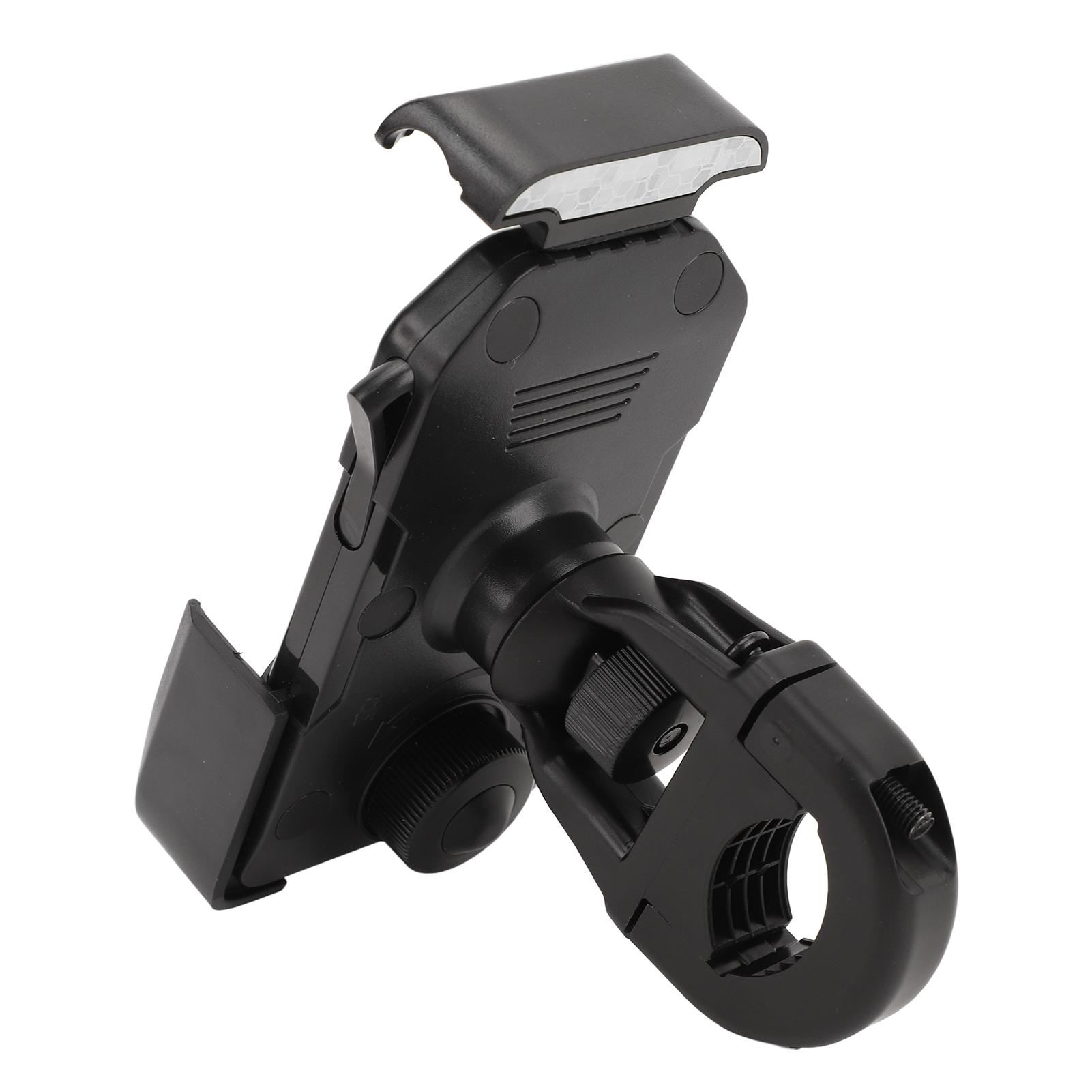 Bike Phone Mount ABS 3 Claw Shockproof Anti Slip Bike Cycling Cell Phone Clamp for Motorcycle Scooter