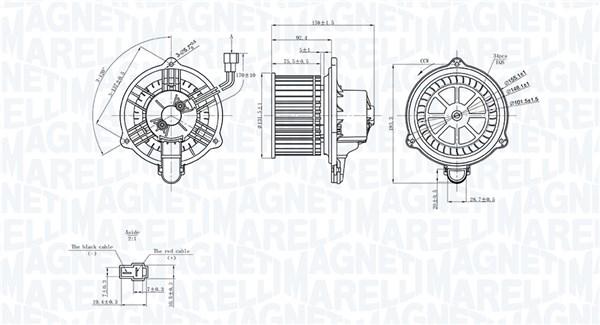 Magneti Marelli Interior Blower 069412752010