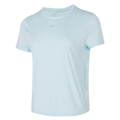 Casual Quick-Dry Breathable Round Neck Short Sleeve T-Shirt Women Tops Blue FN2799474