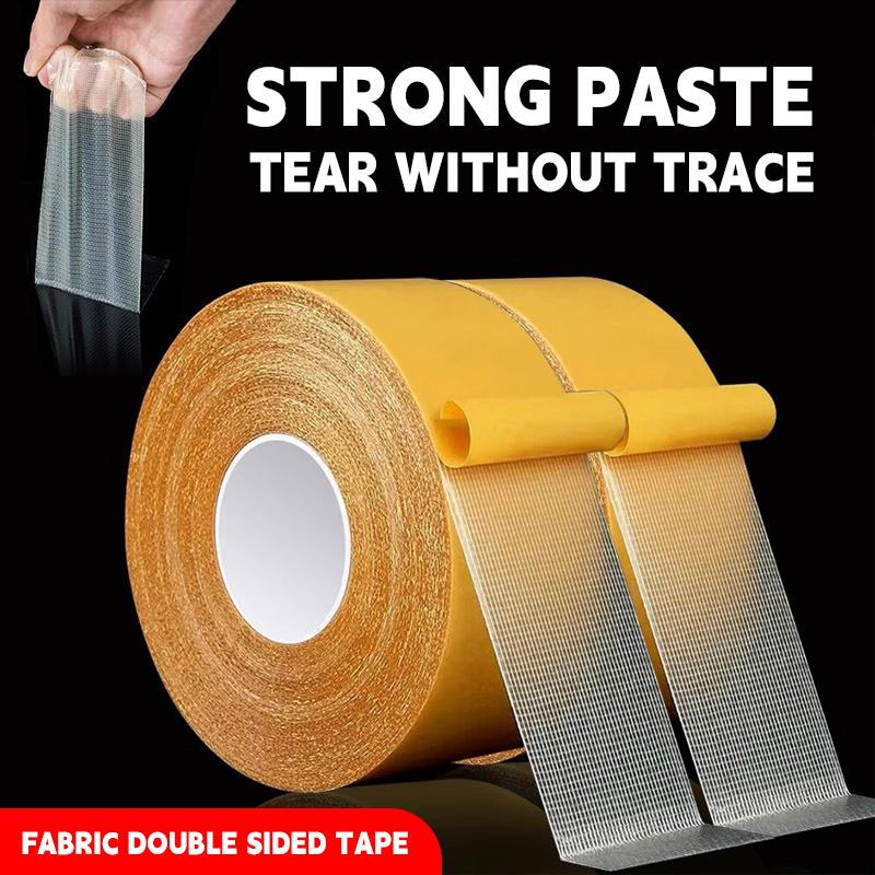 Super Spurloser Teppichkleber Doppelseitiges Stoffband mit Starker Fixierung Hohe Viskosität Für Wasserdichtes Durchscheinendes Netz