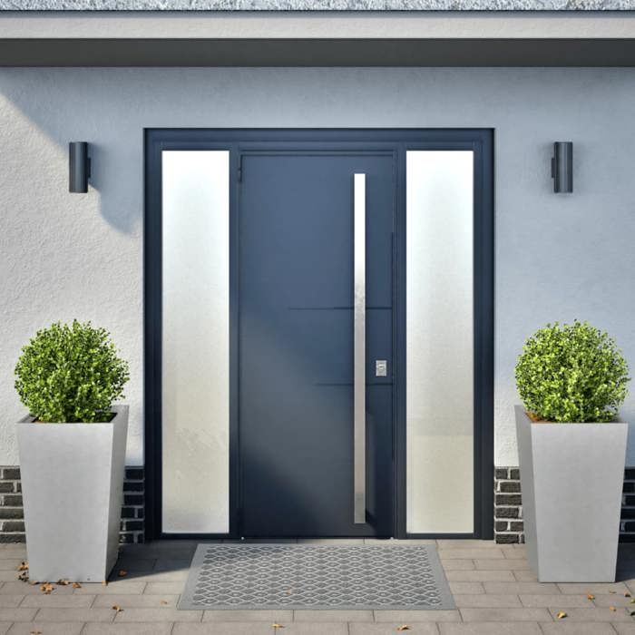 VidaXL Jardinières 2 pcs 45x45x75 cm acier galvanisé, jardinière d'extérieur, boîte à fleurs, boîte de jardin 851105