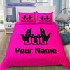 Custom Name JuL C'est Pas Des Lol Bedding,Quilt Set Quilt Cover Pillowcase Home Birthday Gift(1 * duvet cover + 2 * pillowcase, without core) -HE72