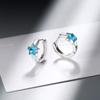 Oorbellen Sterling Meisjes Oorbellen Met Synthetische Zirkonia Wordt Geleverd In Sieraden Cadeaubox One Size Sterling
