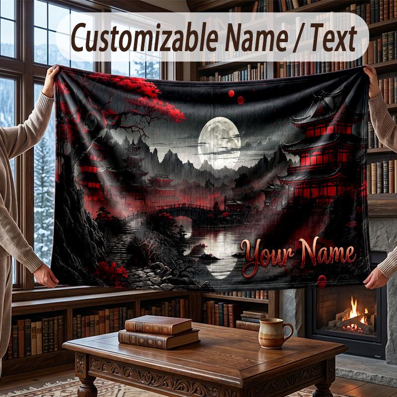 Coperta Cosmica a Tema Spaziale con Nome Personalizzato Testo Coperta Personalizzata Morbida Accogliente per Casa Divano Letto