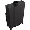 Water Heating Fireplace KRATKI LUCY 16 kW Ø 200 Black Thermotec Lining