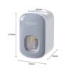 Wall Mount Presser Toothbrush Holder Toothpaste Squeezer Bathroom Accessories Toothpaste Dispenser