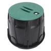 10in Valve Box PE Plastic LCV Lettering Protective Underground Irrigation Valve Box for Lawn Landscape