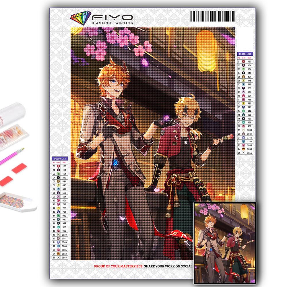 Diamond Painting Genshin Diamond Mosaic Craft Diamond Embroidery Painting