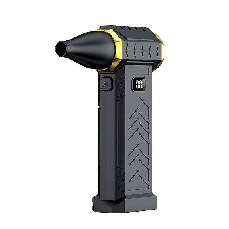Ventilador de mano portátil de alta velocidad con motor turbo potente y diseño inalámbrico