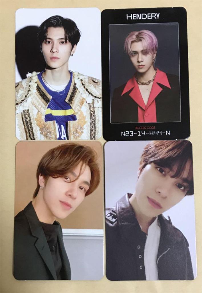 [USED] Wayv Hendry Trading Cards Set of 4