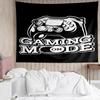Game-Controller Print Tapestry, Backdrop, Easy Setup, Ideal for Bedroom, Office & Living Room, with Aesthetic Wall Hanging Decor.