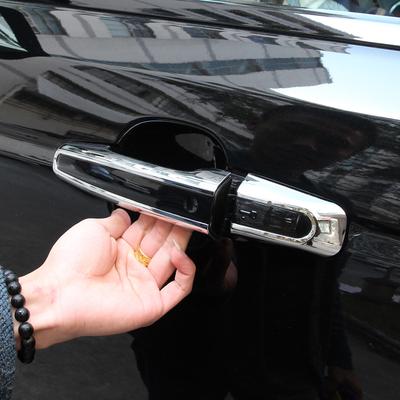 Pour Jaguar E-PACE XE XF XFL F-Pace Chrome Poignée de porte latérale extérieure Garniture pour Land Rover Discovery Range Rover Sport L494