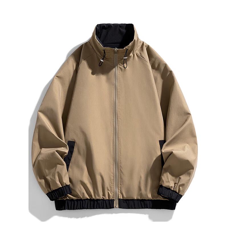 NASA MARVEL Men's Reversible Casual Stand-Collar Jacket