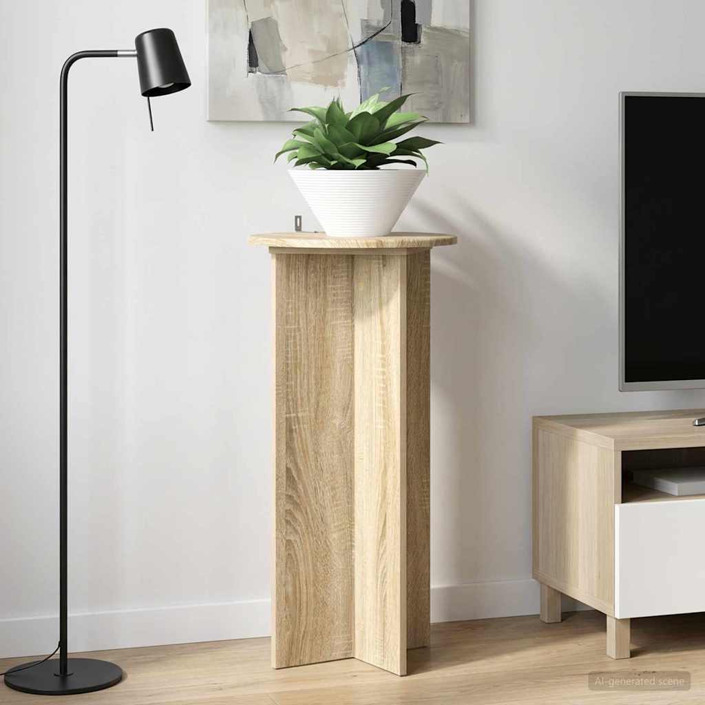 Plant Stand 2 Pcs Sonoma Oak 40 X 40 X 80 Cm