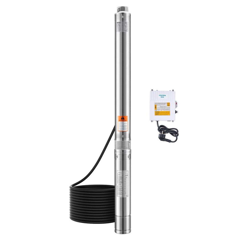 550W Hlubinné ponorné čerpadlo Nerezové vodní čerpadlo 174ft 100L/min
