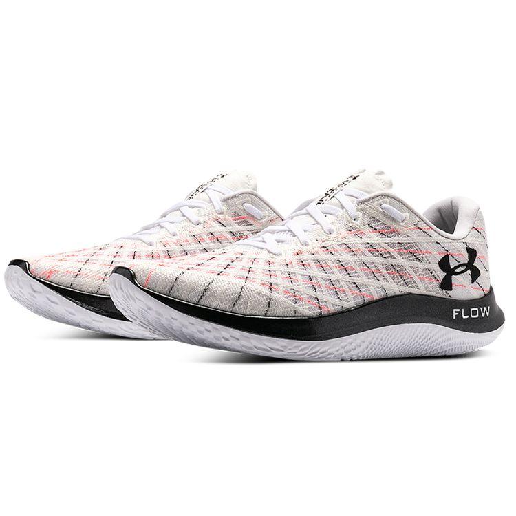 Under Armour Flow Velociti Wind CN Fitness Cushioning Comfortable Sports Fabric Low-Top Training Running Shoes Men sneaker White 3025204-100