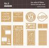 Retro Thoughts & Floral Shadows 3D DIY Embossed Journal Stickers