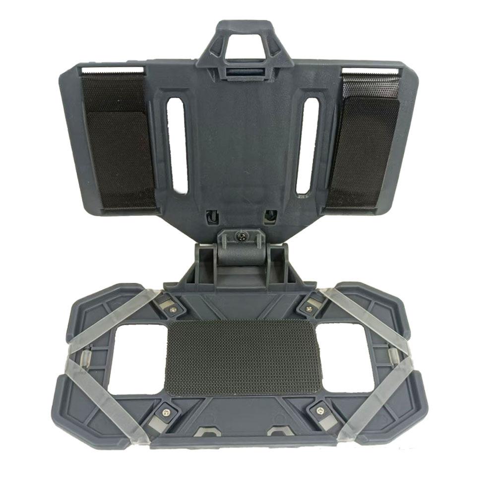 

Tactical MOLLE Phone Holder Folding Navigation Board Cellphone Gear Airsoft Hunting Vest Accessory сірий