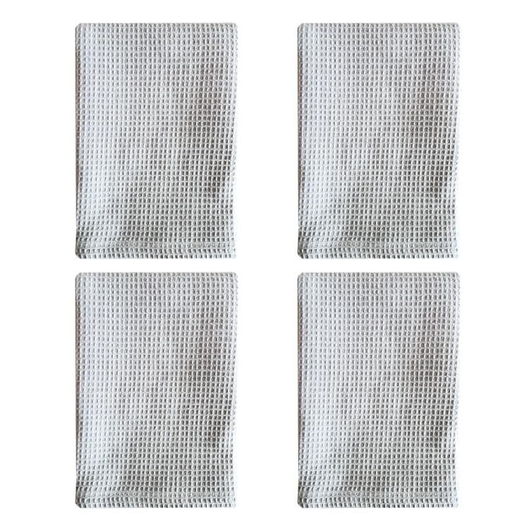 4PCS Assorted Dish Rags Fast Drying Dishcloth Absorbent Towel Comfortable Cloth