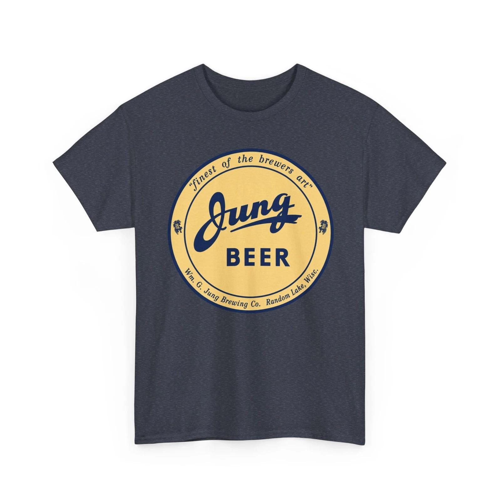 Jung Beer Wm. G. Jung Brewing Co. Random Lake Wisconsin Retro Breweriana T-Sirt S