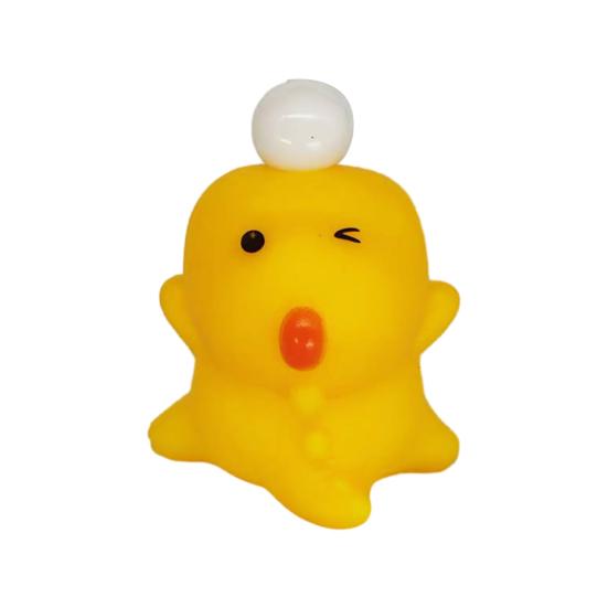 

Cute Squeeze Toy Cartoon Animal Shape Squeeze Toy Soft Stress Relief Fidget Sensory Toy Portable Fun Bubble Toy for Kids Adults