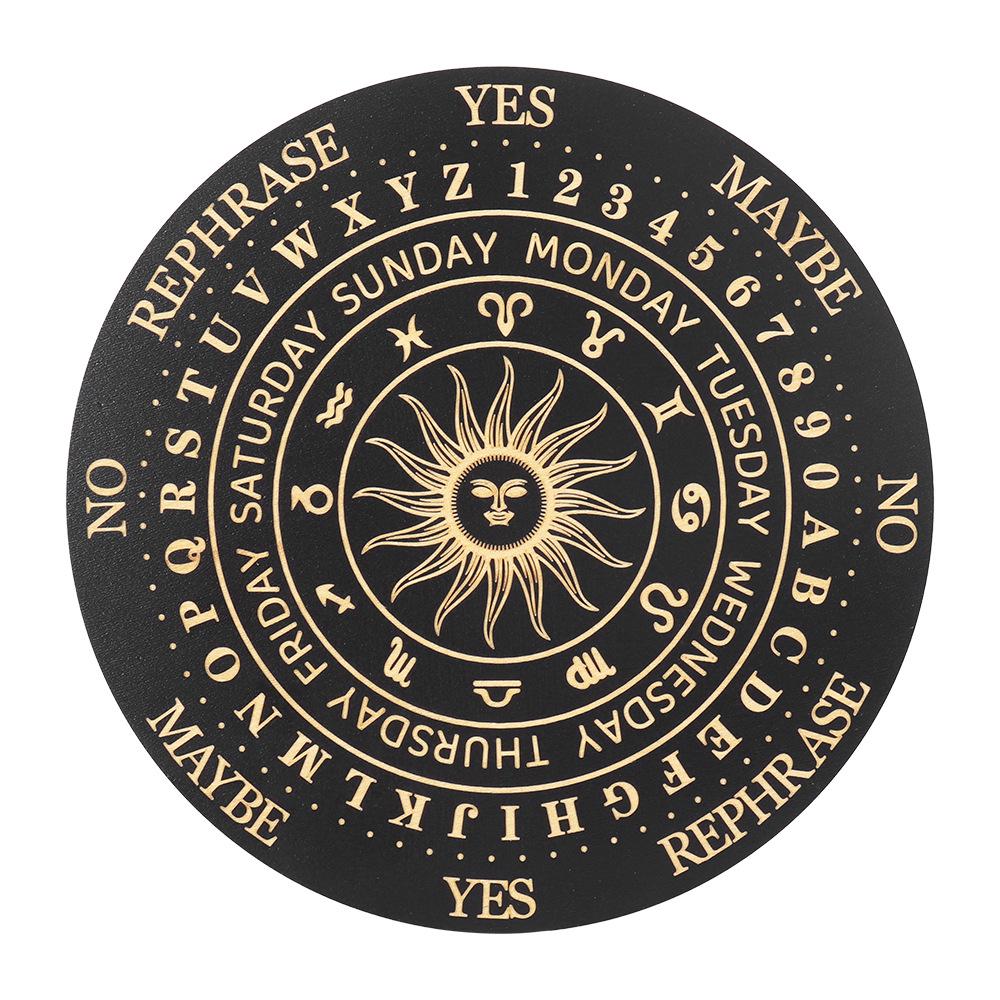 Tailai Black Sun Constellation Crystal Display Plate