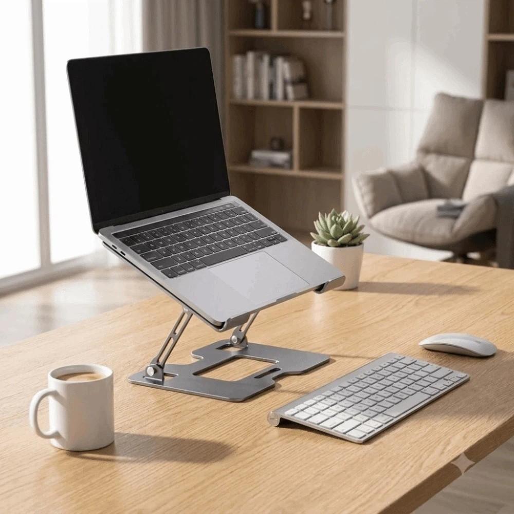 Carbon Steel Laptop Cooling Stand Ergonomic Notebook Rack Laptop Stand Phone Holder  Streaming