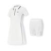 FILA Tennis Susan Skirt Comfortable Classic Casual Solid Color Tennis Dress Women dresses A11W533322F-WT