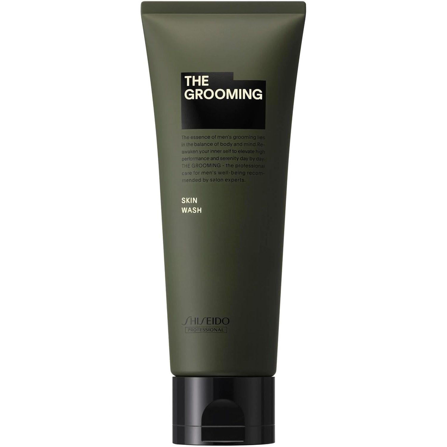 GROOMING Wash Facial Foam 120g Mens Beauty Hinoki Scent Shiseido Professional Salon Exclusive