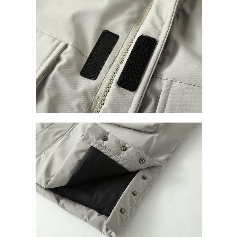 Men's Plus Size Big Tall Winter Coat Thickened Long Loose Fit Cotton Padded Jacket with Slit 4XL-12XL