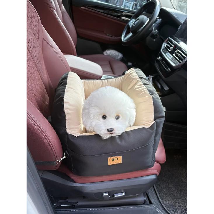 Dog Car Seat with Safety Belt Four Season Universal Pet Ooster Nest Cushion Washable Dogs Cats Sofa Bedding Travel Mattress