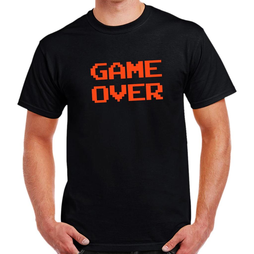 Game Over 8 Bit Game T-Shirt 80s and 90s Gaming Christmas Gift Birthday Gift