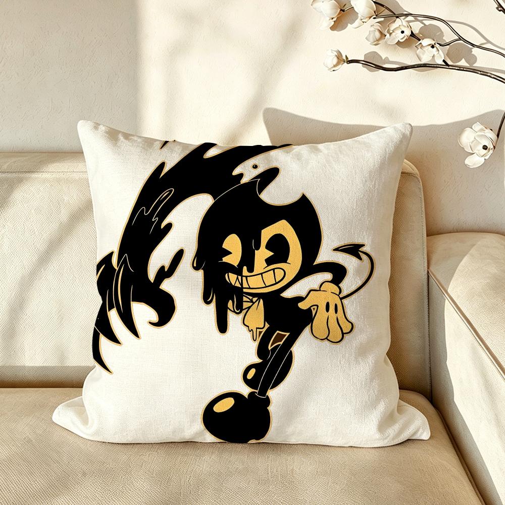 Art BBandy Aand Ink Machines Cushion Cover Pillow Case Antidustmite Pillowcase Silky Short Plush Sofa Cushion Cover Hot