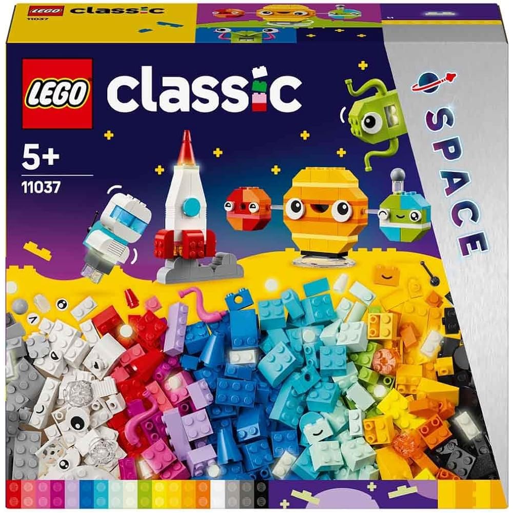 LEGO Classic Star Building Toy Set 11037 Educational Blocks for Boys and Girls Ages 5-8