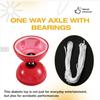 Traditional Plastic Diabolo With Triple Bearing For Kids And Seniors Educational Toy Set