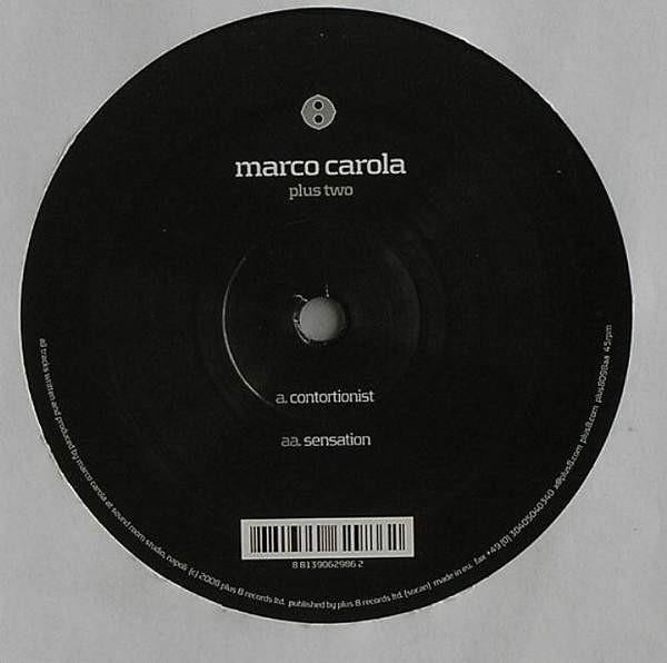 

12inch Record MARCO CAROLA - Plus Two PLUS8098EP PLUS 8 2008 Canada Dance & Electronica Used