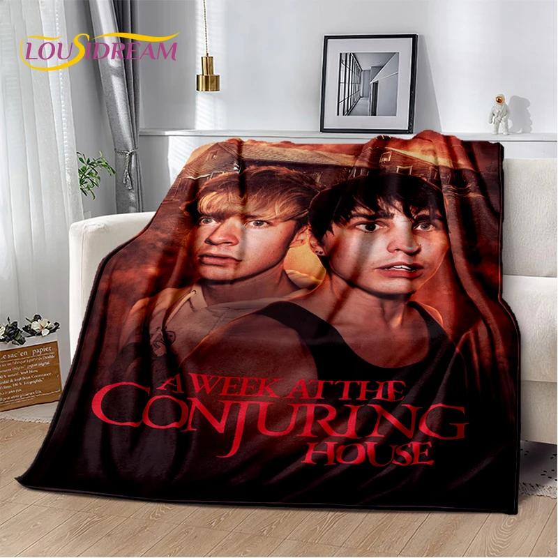 3D Sam and Colby XPLR Boys Soft Flannel Blanket for Bed Bedroom Sofa Picnic,Throw Blanket for Cover Outdoors Leisure Gift Kids